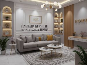 Interior Ruang Tamu Premium Jepara