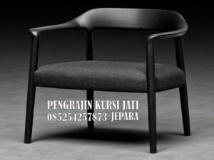 Kursi Jati Minimalis Hitam