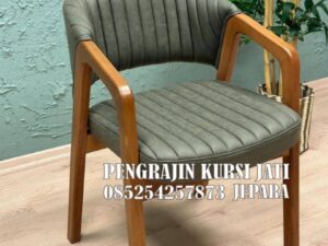 Kursi Jati Minimalis Modern dengan Jok Premium