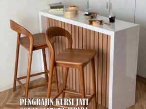 Kursi Bar Jati Minimalis Jepara