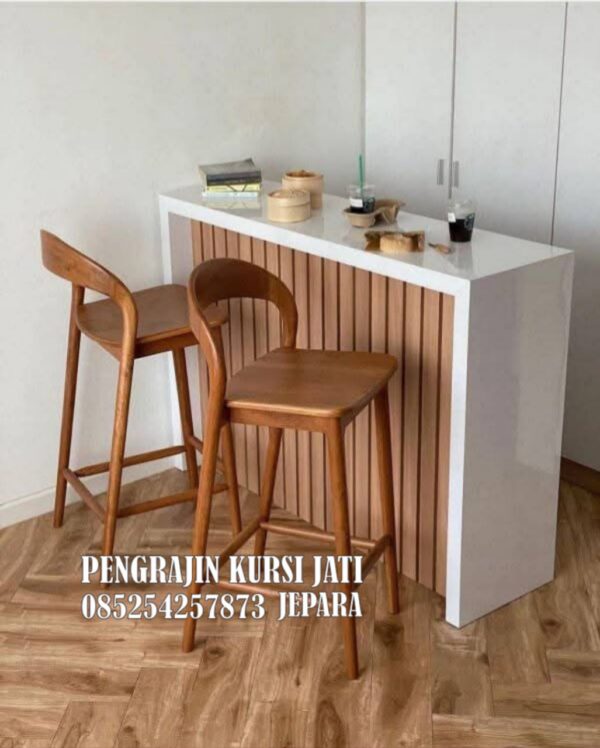 Kursi Bar Jati Minimalis Jepara