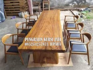 Meja Makan & Kursi Jati Jepara Premium