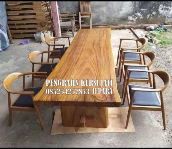 Meja Makan & Kursi Jati Jepara Premium