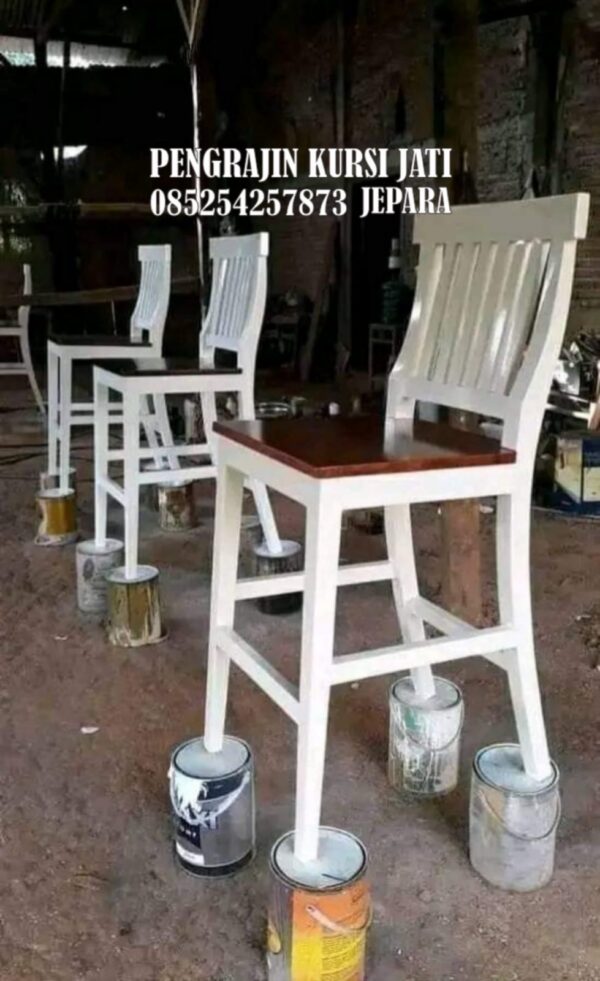 Kursi Bar Jati Jepara Kualitas Premium