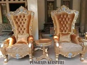Kursi Singgasana Mewah Jati Ukir Jepara