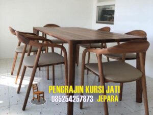 Dining Table Kayu Jati 6 Seater
