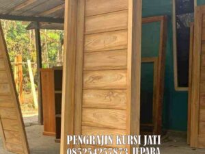 Pintu Kayu Jati Minimalis Jepara