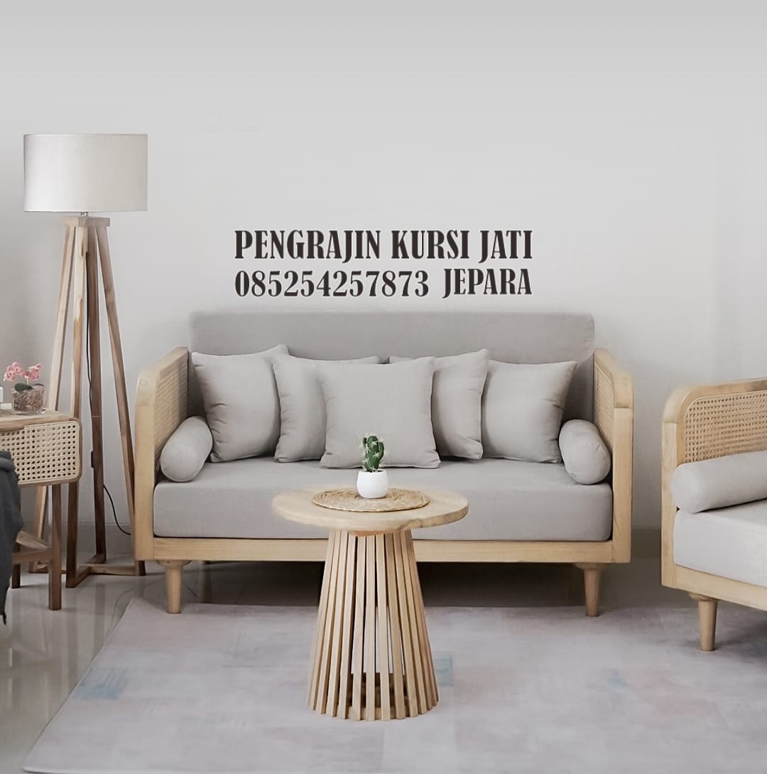 Sofa Kayu Jati Minimalis Modern