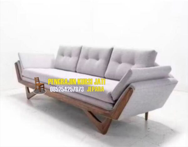 Sofa Minimalis Modern Kayu Jati